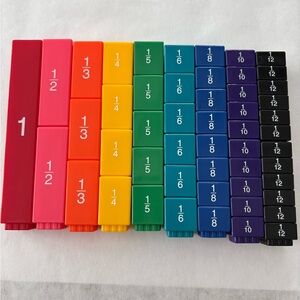 Hand2mind Fraction Tower cubes Set/51